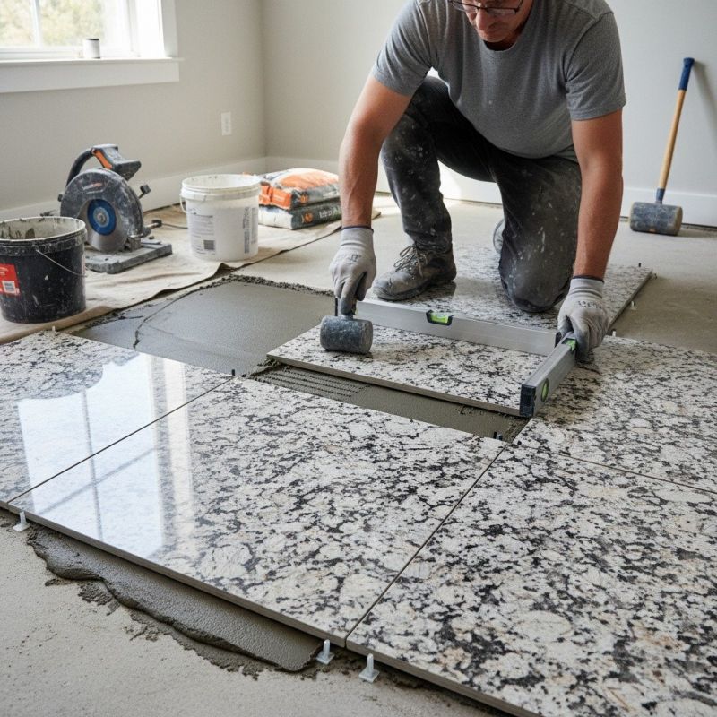 Local Granite Floor Installation in Novato, CA