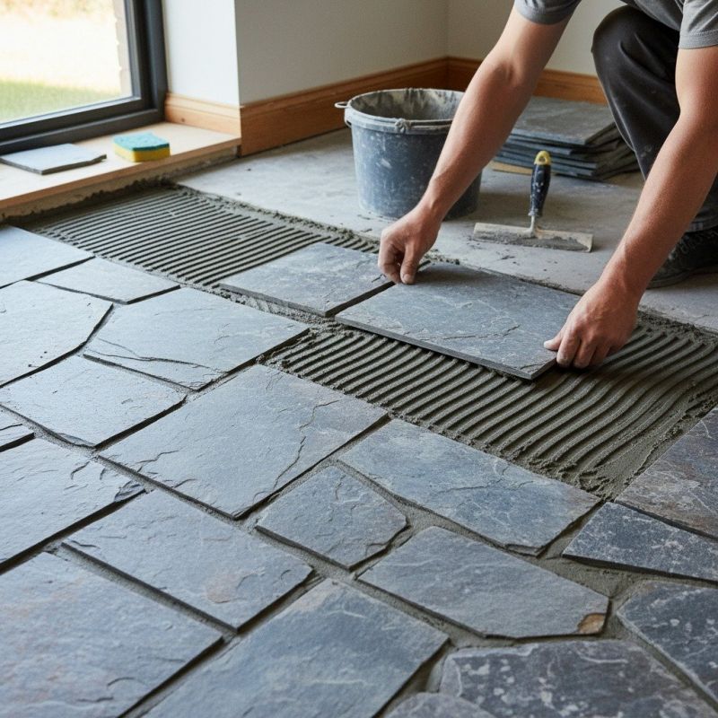 Local Slate Floor Installation in Colgate, WI