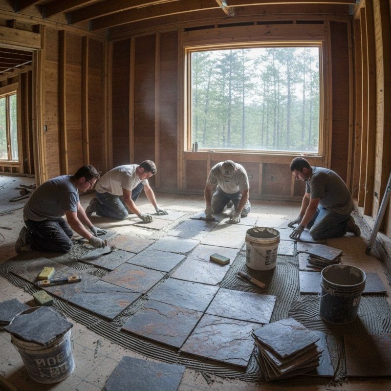 Local Slate Floor Installation in Waterford, MI