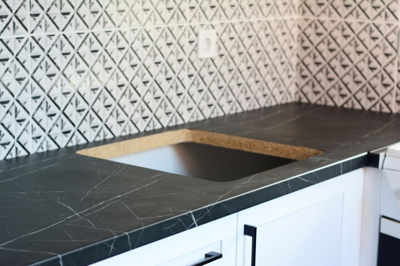 Stone Backsplash Installation