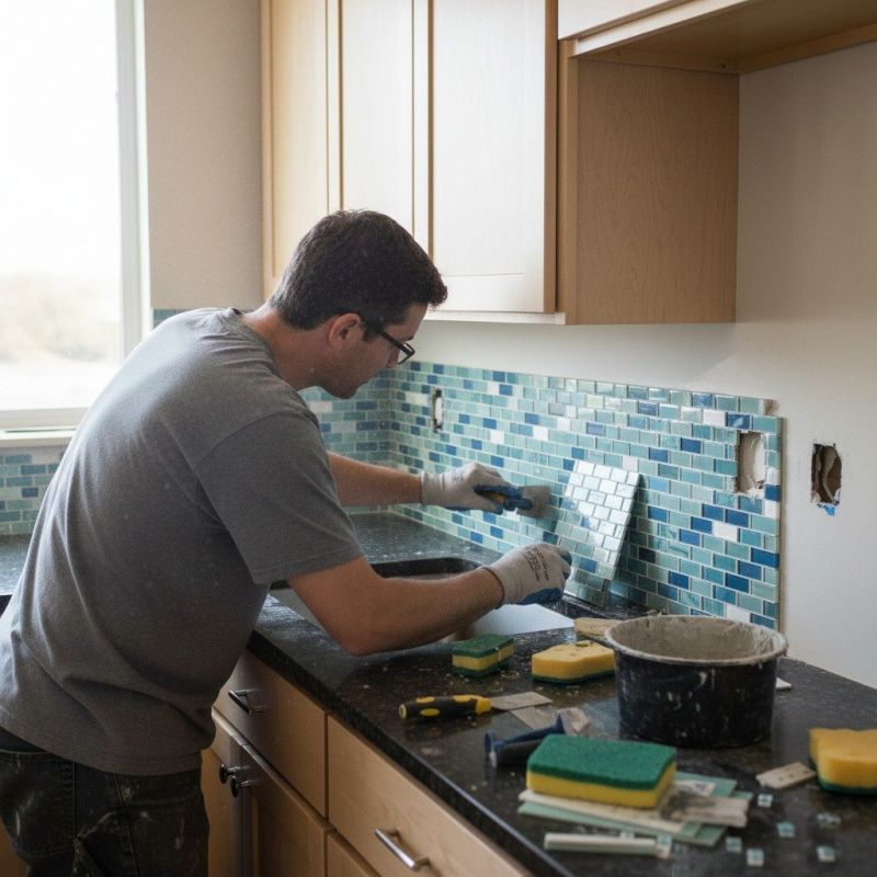 Local Tile Backsplash Installation in Pewaukee, WI